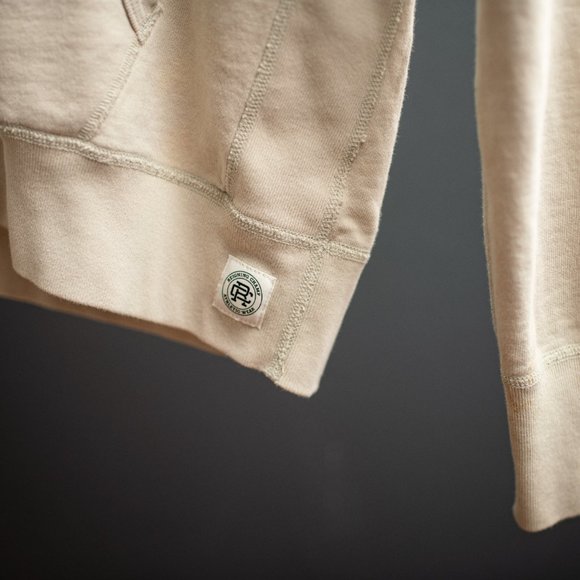 Beige Reigning Champ Hoodie Men's Medium - Picture 2 of 3